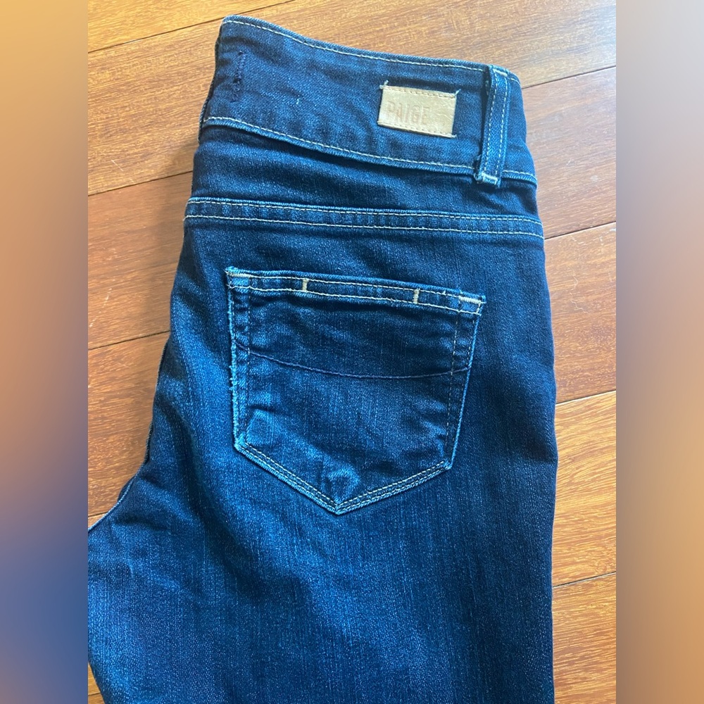 ✨HOST PICK✨ PAIGE Hidden Hills Straight Leg Woman’s’ Denim Jeans Size 26W x 33L - Picture 4 of 9